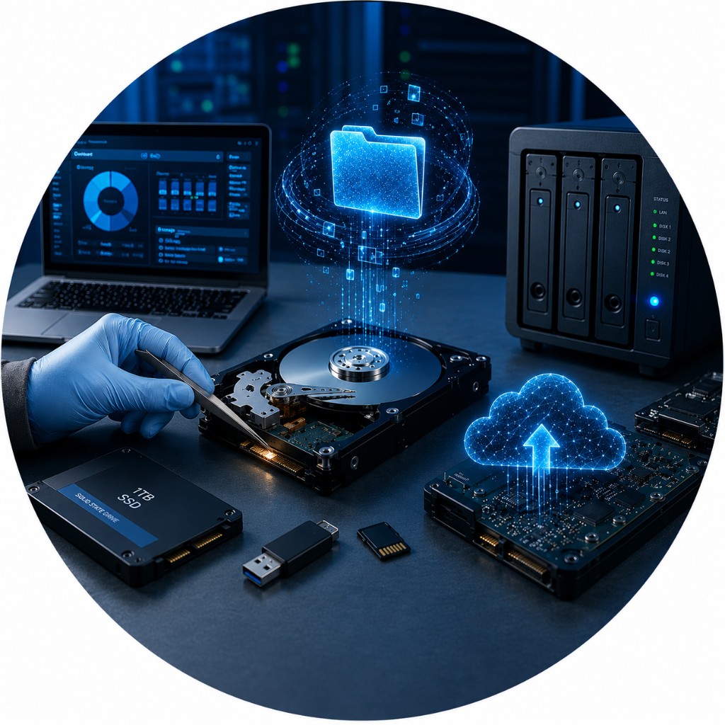 Data recovery and backup services
